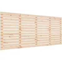 vidaXL Hoofdbord wandmontage 206x3x91,5 cm massief grenenhout