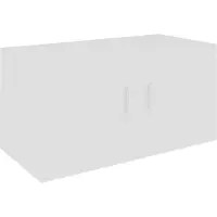 vidaXL Hangkast 80x39x40 cm bewerkt hout wit