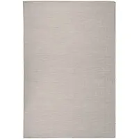 vidaXL Buitenkleed platgeweven 120x170 cm lichtgrijs