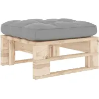 vidaXL Tuinhocker pallet geïmpregneerd grenenhout