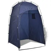 vidaXL Douche-/WC-/omkleedtent blauw