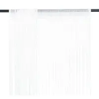 vidaXL Draadgordijnen 2 st 100x250 cm wit