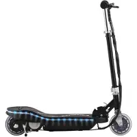 vidaXL Elektrische scooter met LED-verlichting, zwart, 120W