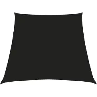 vidaXL Zonnezeil trapezium 2/4x3 m oxford stof zwart