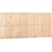 vidaXL Wandhoofdbord 185x3x90 cm massief grenenhout