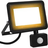 vidaXL LED-buitenverlichting met sensor, 30W, warm wit licht