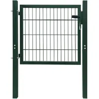 vidaXL 2D Hekpoort (Enkel) Groen 100x80 cm