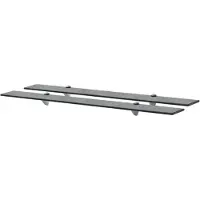vidaXL Schappen zwevend 2 st 90x20 cm 8 mm glas