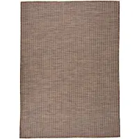 vidaXL Buitenkleed platgeweven 200x280 cm bruin