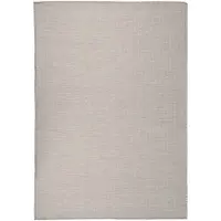 vidaXL Buitenkleed platgeweven 160x230 cm lichtgrijs