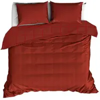 De Witte Lietaer Dekbedovertrek Zygo Chili Pepper Satijn-240 x 200 / 220 cm | Lits-Jumeaux