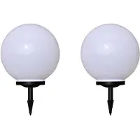 vidaXL Tuinpadlampen 2 st met grondpin LED 40 cm