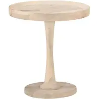 vidaXL Bijzettafel Ø50x55 cm massief mangohout