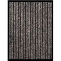 vidaXL Deurmat 40x60 cm gestreept beige