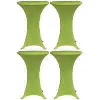 vidaXL Tafelhoes stretch 4 st 70 cm groen