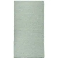 vidaXL Buitenkleed platgeweven 80x150 cm turquoise