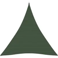 vidaXL Zonnezeil 160 g/m² 4x5x5 m HDPE donkergroen