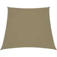 vidaXL Zonnezeil trapezium 2/4x3 m oxford stof beige