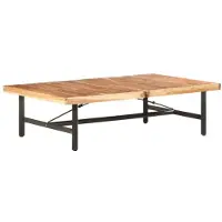 vidaXL Salontafel 142x90x42 cm massief acaciahout