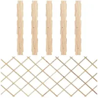 vidaXL Tuinlatwerken 5 st 180x80 cm massief vurenhout