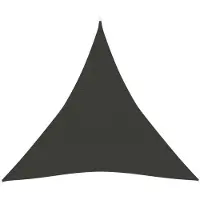 vidaXL Zonnezeil 160 g/m² 4,5x4,5x4,5 m HDPE antracietkleurig