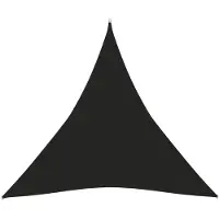 vidaXL Zonnezeil 160 g/m² 4,5x4,5x4,5 m HDPE zwart