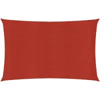 vidaXL Zonnezeil 160 g/m² 2x4,5 m HDPE rood