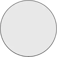 vidaXL Wandspiegel rond Ø60 cm zwart