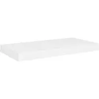 vidaXL Wandschap zwevend 50x23,5x3,8 cm MDF wit