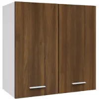 vidaXL Bovenkast Lyon 60x31x60 cm bewerkt hout bruin eikenkleur