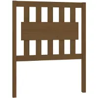 vidaXL Hoofdbord 80,5x4x100 cm massief grenenhout honingbruin