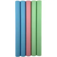 Benza Inpakpapier Cadeaupapier - 5 Rollen - Blauw, Groen, Roze - 4 meter x 35 cm