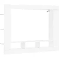 vidaXL Tv-meubel 152x22x113 cm bewerkt hout wit