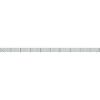 vidaXL Gaashek met grondanker, groen, 1x25 meter
