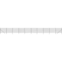 vidaXL Gaashek antraciet, 1,6 x 25 meter, verzinkt staal