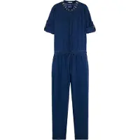 Scotch & Soda Indigo Tencel Denim Washed All In One With Beading Details | Maat: 38 | Jumpsuits Outlet | Dames | Blauw