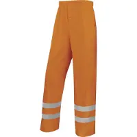 Delta Plus Signaalregenbroek Van Polyester Met Polyurethaan Gecoate Buitenkant | Maat: M