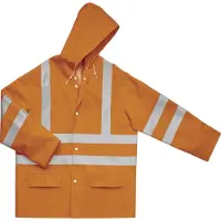Delta Plus High visibility regenjas L / Geel