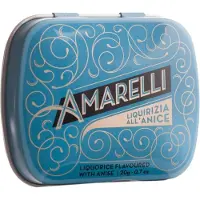Amarelli Laurierdrop blikje anijs Chicchi 20 Gram