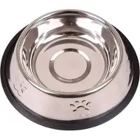 Nobleza Voerbak RVS voor hond en kat - Inhoud 710 ml - Drinkbak hond - Drinkbak kat - Duurzaam RVS - Antislip