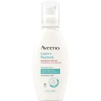 Aveeno Calm + Restore - Redness Relief Foaming Cleanser - Sensitive Skin -Fragrance Free (180 ml)