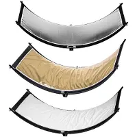 Caruba Curved Face Reflector Pro Kit - 180x65cm (incl. uitbreidings-set)
