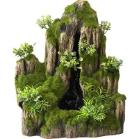 Ebi Aqua Della Waterval Mosrots S 1 Weg (Decoratie, Andere objecten), Aquarium decoratie