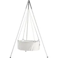 Leander Classic Vugge m. Madras - 83x50x30 cm - Wit - - OneSize - Wiegen
