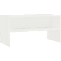 vidaXL Tv-meubel 80x40x40 cm bewerkt hout wit