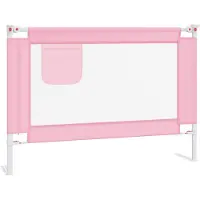 vidaXL Bedhekje peuter 90x25 cm stof roze