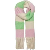 ONLY sjaal ONLCARMEN roze/groen/ecru Dames