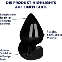 EIS Conische anaalplug, verschillende maten