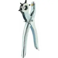 BRÜDER MANNESMANN Gaatjestang - revolvertang - 6 ponspijpjes - staal - 22 cm