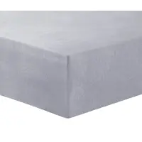 Vision Home Vision - Hoeslaken - FLANEL - Zacht en warm - Grijs - 180 x 200cm met ruime hoek van 30cm - Geschikt voor boxspring matras - 100% katoen Flanel - Oekotex gecertificeerd
